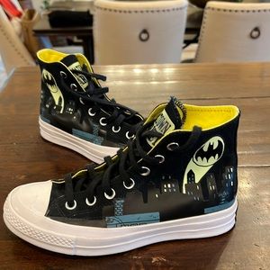 All Star Converse limited edition Batman-themed high tops.
